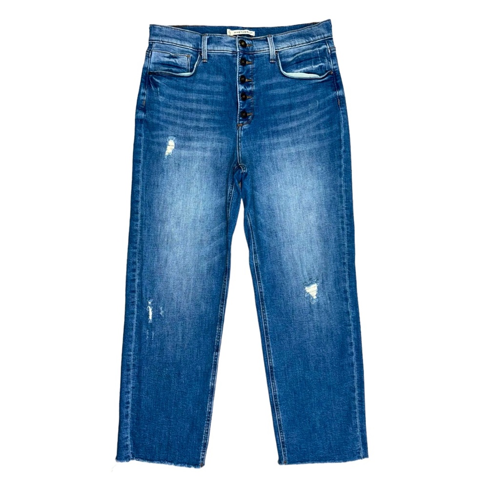 Like New Whetherly Pierce High Rise Straight Leg Jeans 12/31